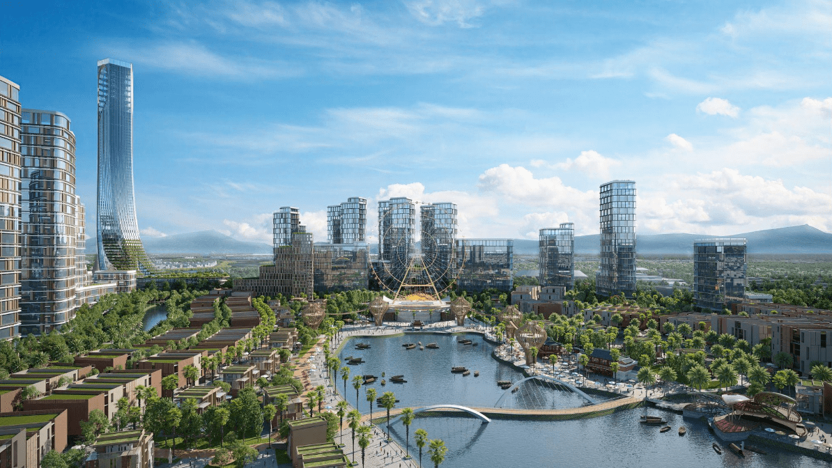 Phối cảnh minh họa quần thể Da Nang Downtown. - một MBS ngay tại Việt Nam.